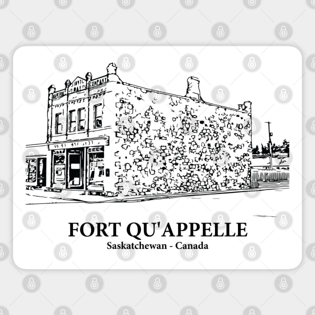 Fort Qu'Appelle - Saskatchewan Magnet by Lakeric